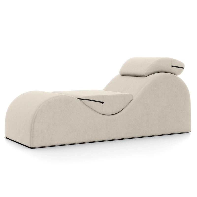 S-Shaped Chaise Lounge Chair for Yoga, Exercise, Stretching and Massage