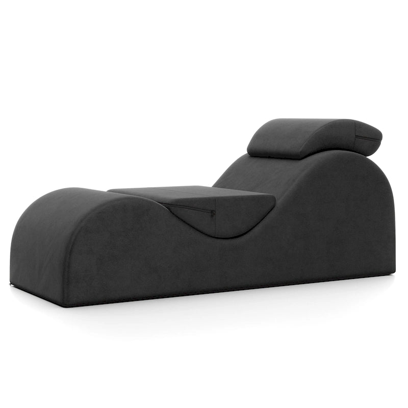S-Shaped Chaise Lounge Chair for Yoga, Exercise, Stretching and Massage
