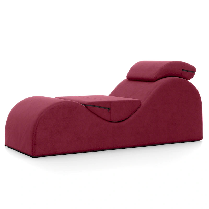 S-Shaped Chaise Lounge Chair for Yoga, Exercise, Stretching and Massage