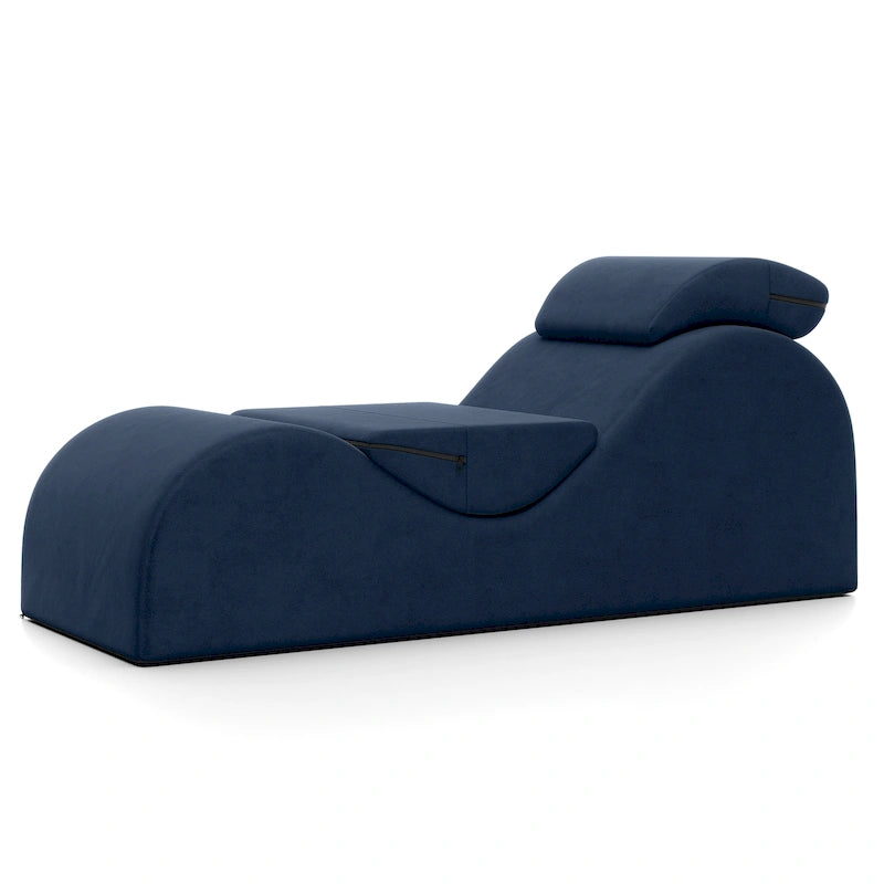 S-Shaped Chaise Lounge Chair for Yoga, Exercise, Stretching and Massage