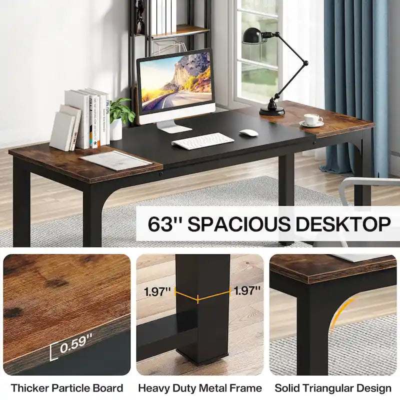 Large Computer Desk for Home Office