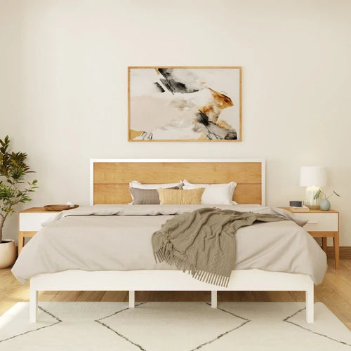 3-Piece King Size Bedroom Set with 2 Nightstands