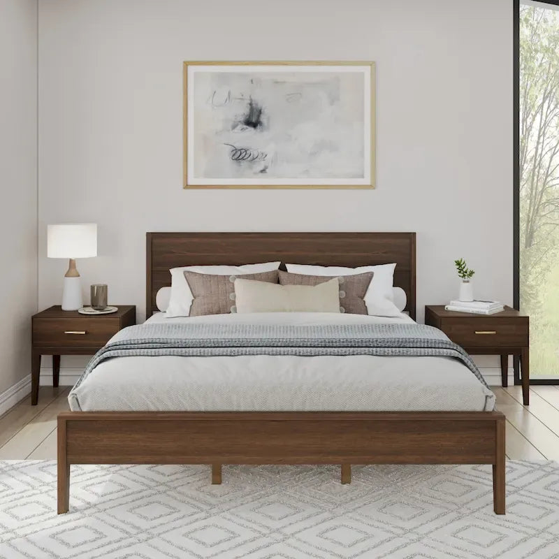 3-Piece King Size Bedroom Set with 2 Nightstands