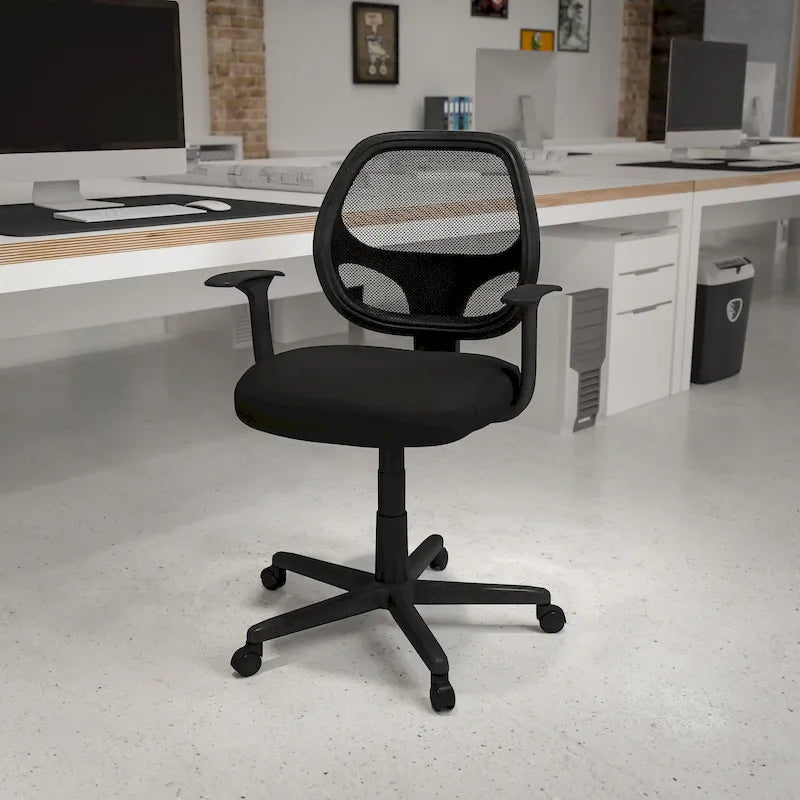 Mid-Back Mesh Swivel Ergonomic Office Chair