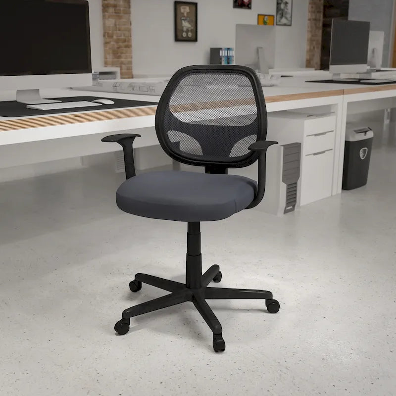 Mid-Back Mesh Swivel Ergonomic Office Chair