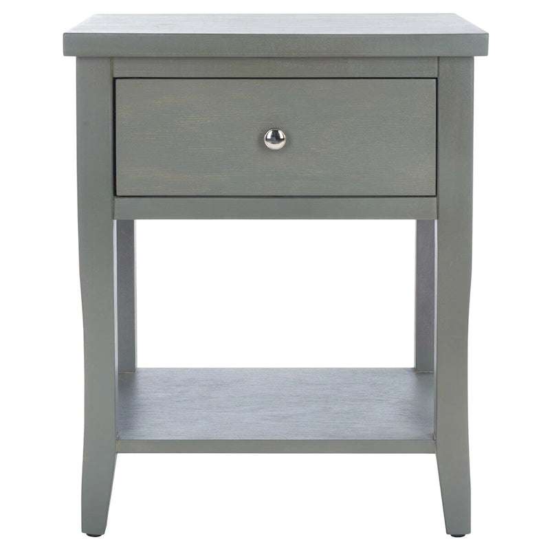 Nightstand with Storage Drawer, Fully Assembled, 18Wx15Dx22H