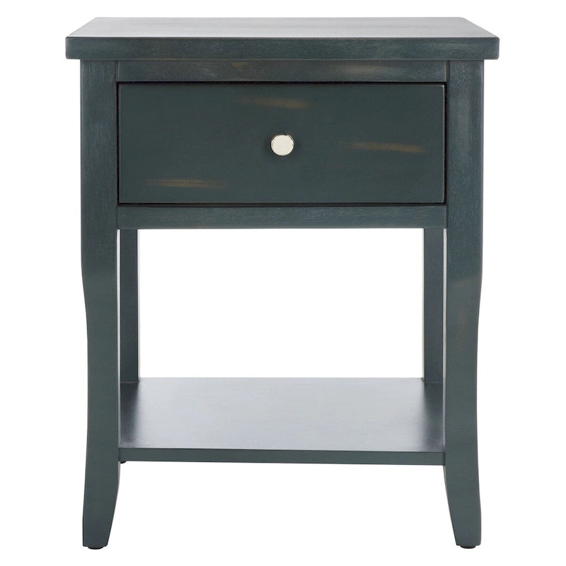 Nightstand with Storage Drawer, Fully Assembled, 18Wx15Dx22H