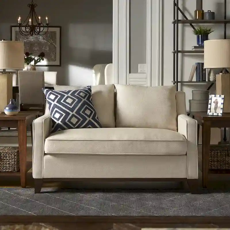 Tweed Fabric Upholstered Seating Chair