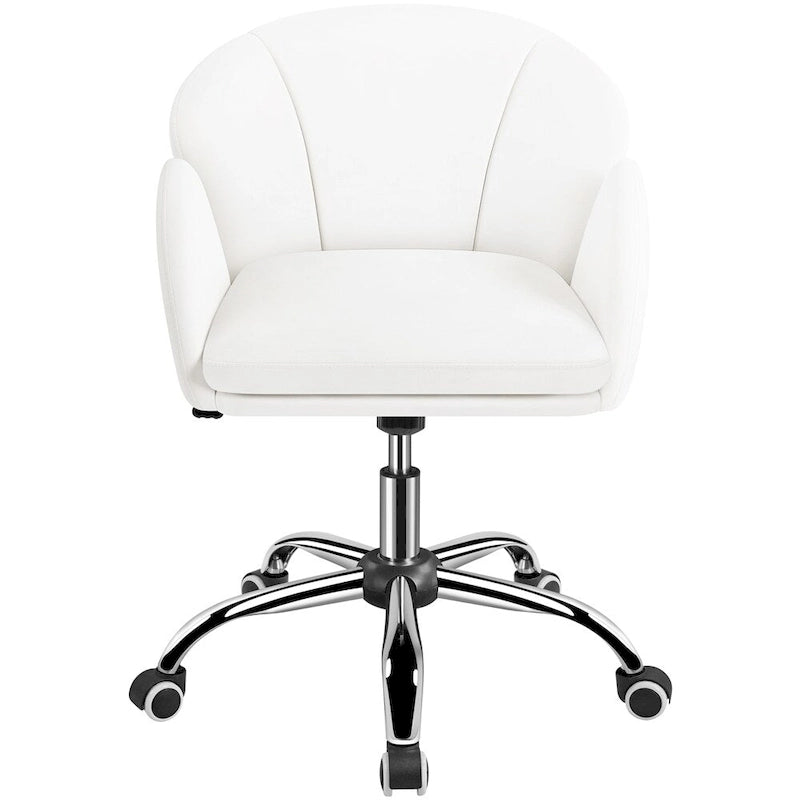 Modern Swivel Rolling Vanity Chair for Home Office